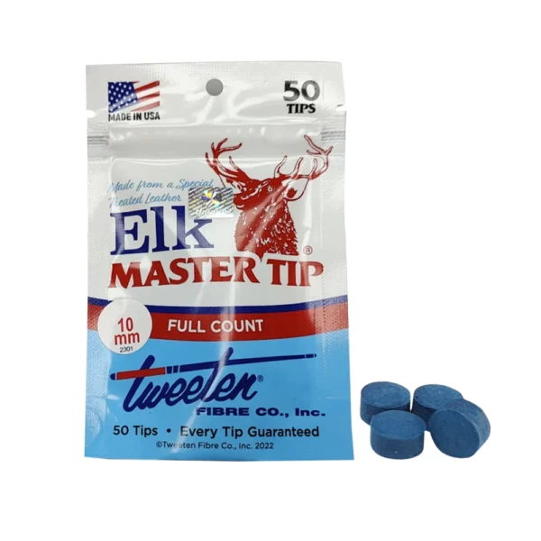 Tweeten Elk Master Cue Tip For Pool   Snooker