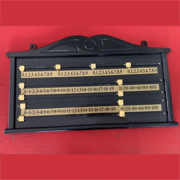 2 4 Players Plastic Snooker Scoreboard