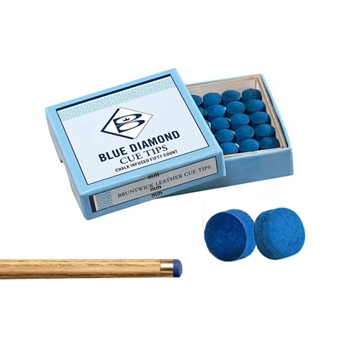 Brunswick Blue Diamond Cue Tip For Pool   Snooker