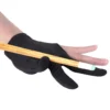 Shopping Billiard 1pcs Black   Blue Three Finger Gloves Special Gloves For Billiards Snooker Pool Cue Shooter Gloves