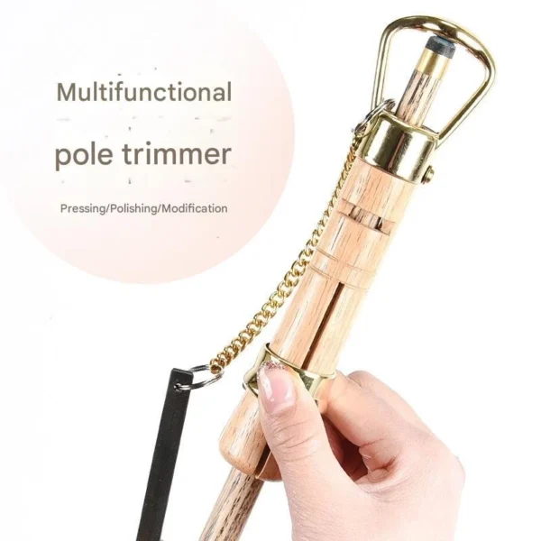 Shopping ABS White Plastic English Billiard Cue Skin Head Repair Pressing Rod Repair Tool Repair Tool